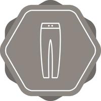 Unique Warm Trouser Vector Line Icon