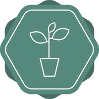 Unique Plant Vector Line Icon