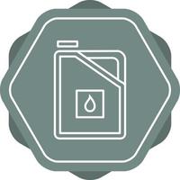 Unique Petrol Vector Line Icon