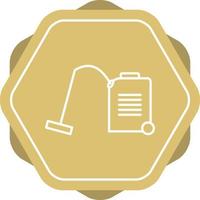 Unique vacuum Cleaner Line Vector Icon