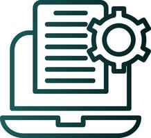 Business Automation Vector Icon Design