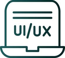 Ui Ux Designer Vector Icon Design