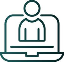 Virtual Assistant Vector Icon Design