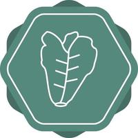 Unique Lettuce Vector Line Icon