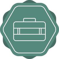 Unique Suitcase Vector Line Icon