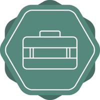 Unique Suitcase Vector Line Icon