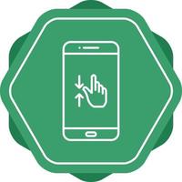 Unique Gestures Vector Line Icon