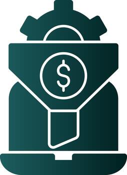 Conversion Rate Optimizer Vector Icon Design