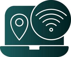 Digital Nomad Hub Vector Icon Design