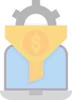 Conversion Rate Optimizer Vector Icon Design
