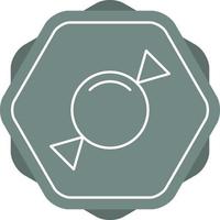 Unique Candy Vector Line Icon