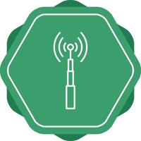 Unique Telecom Tower Vector Line Icon