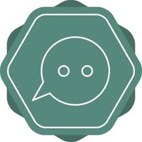 Unique Message Bubbles Vector Line Icon