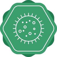 Unique Bacteria In Slide Vector Line Icon