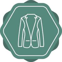 Unique Coat Vector Line Icon