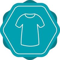 Unique T Shirt Vector Line Icon
