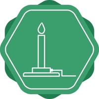 Unique Bunsen Burner Vector Line Icon