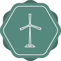 Unique Turbine Vector Line Icon