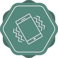 Unique Vibration Mode Vector Line Icon