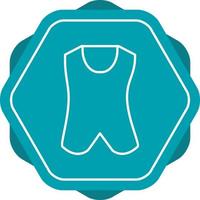 Unique Vest Vector Line Icon