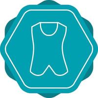 Unique Vest Vector Line Icon