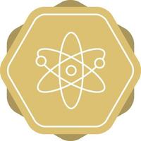 Unique Atomic Structure II Vector Line Icon