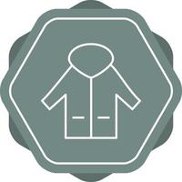 Unique Coat Vector Line Icon