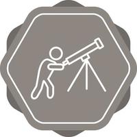 Unique Adjusting Telescope Vector Line Icon
