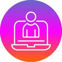 Virtual Assistant Vector Icon Design