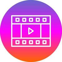 Video Editor Vector Icon Design