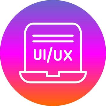 Ui Ux Designer Vector Icon Design
