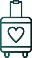 Suitcase Vector Icon Design