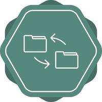 File Transfer Vector Icon