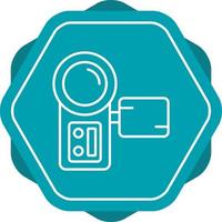 icono de vector de cámara de vídeo