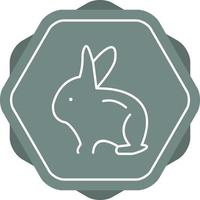 Unique Rabbit Vector Line Icon