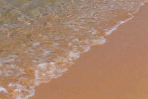 Sea wave and beach Pattaya Thailand. photo