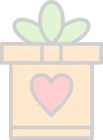 Wedding Gift Vector Icon Design