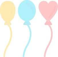 Wedding Balloon Vector Icon Design