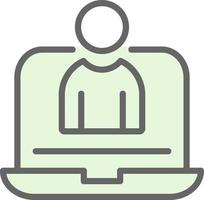 Virtual Assistant Vector Icon Design