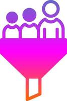 Sales Funnel Strategist Vector Icon Design