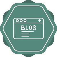 Blog Vector Icon