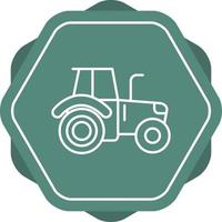 icono de vector de tractor