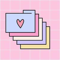 Old pc windows in the vaporwave style 90s. Game Old pc aesthetic. Retro game elements. 1990 vibes.  Retro user interface. Retro computer aesthetic vector