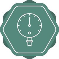 Manometer Line Icon vector