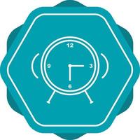 Alarm Clock Line Icon vector