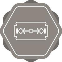 Razor Blade Line Icon vector