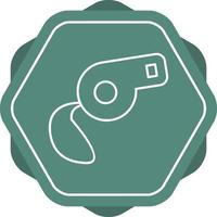 Whistle Line Icon vector