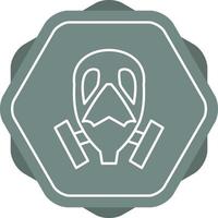 Oxygen Mask Line Icon vector