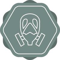 Oxygen Mask Line Icon vector