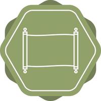 Scroll Line Icon vector